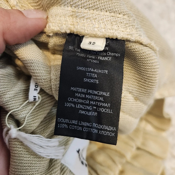 Marant Etoile Titea Shorts in Ecru - Picture 13 of 14